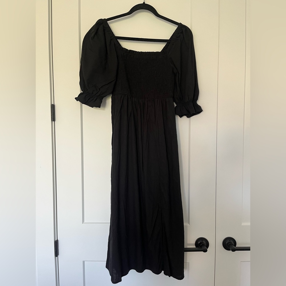 GAP Black Linen Sundress